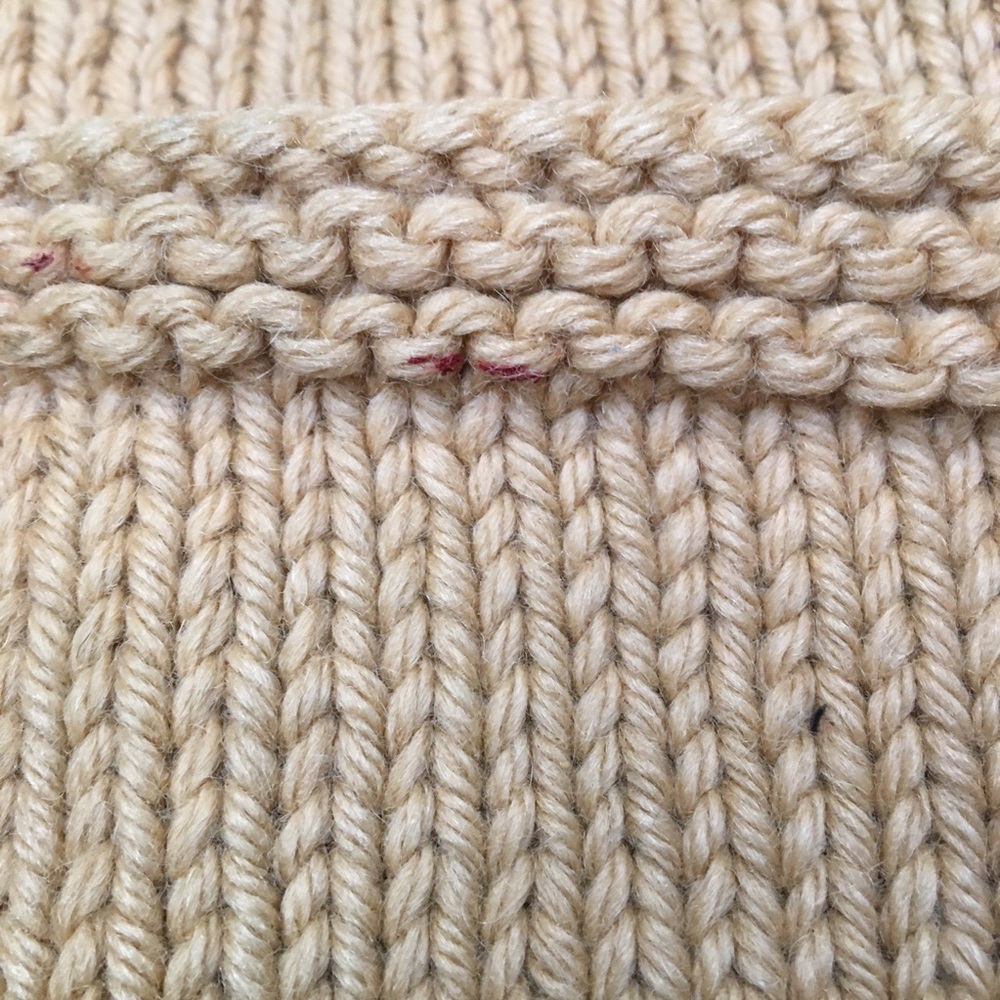 Vintage HANDKNIT CURLING SWEATER Wool unisex - Picture 14 of 16